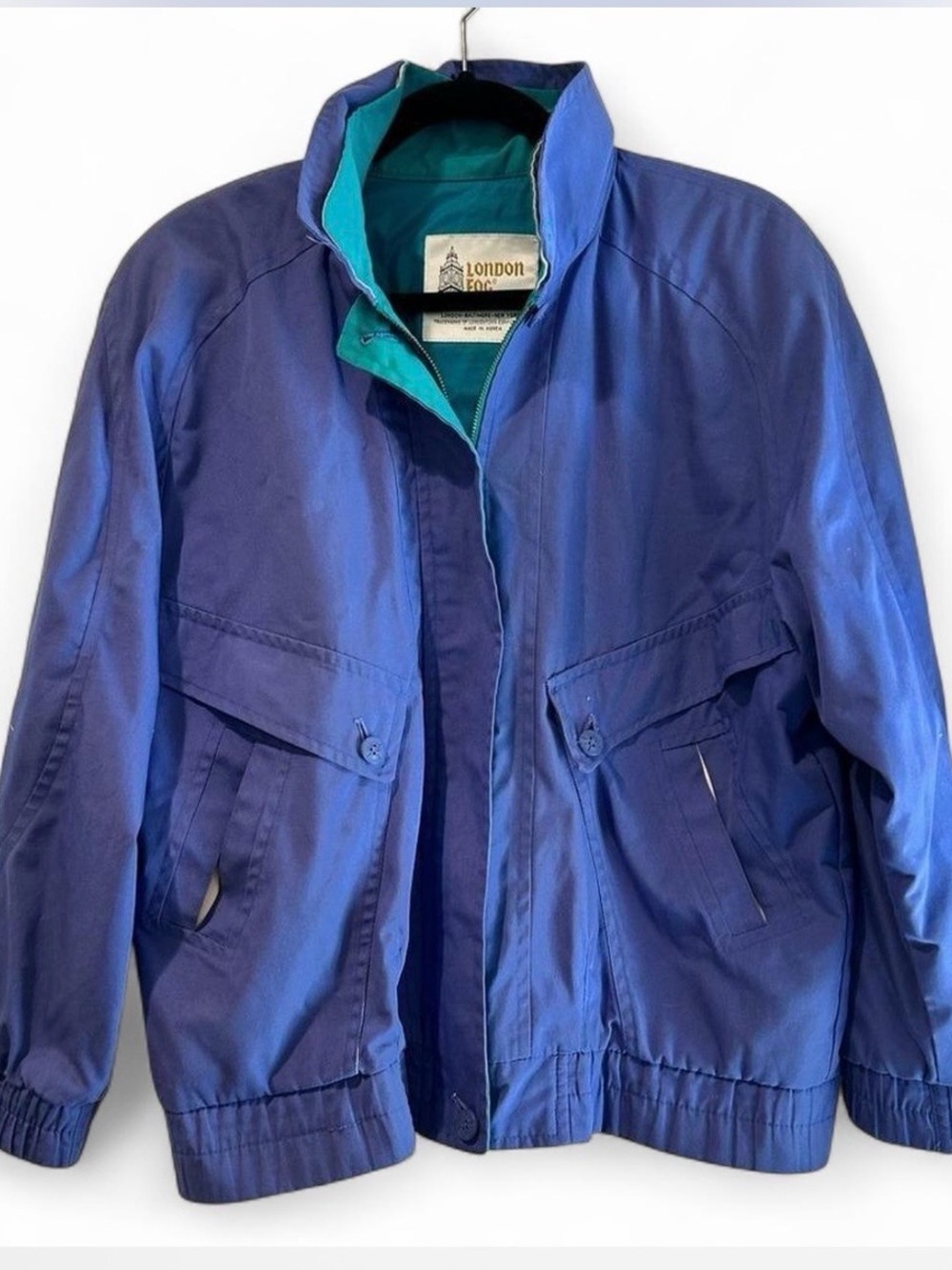 LONDON FOG Vintage Woman’s Blue Windbreaker